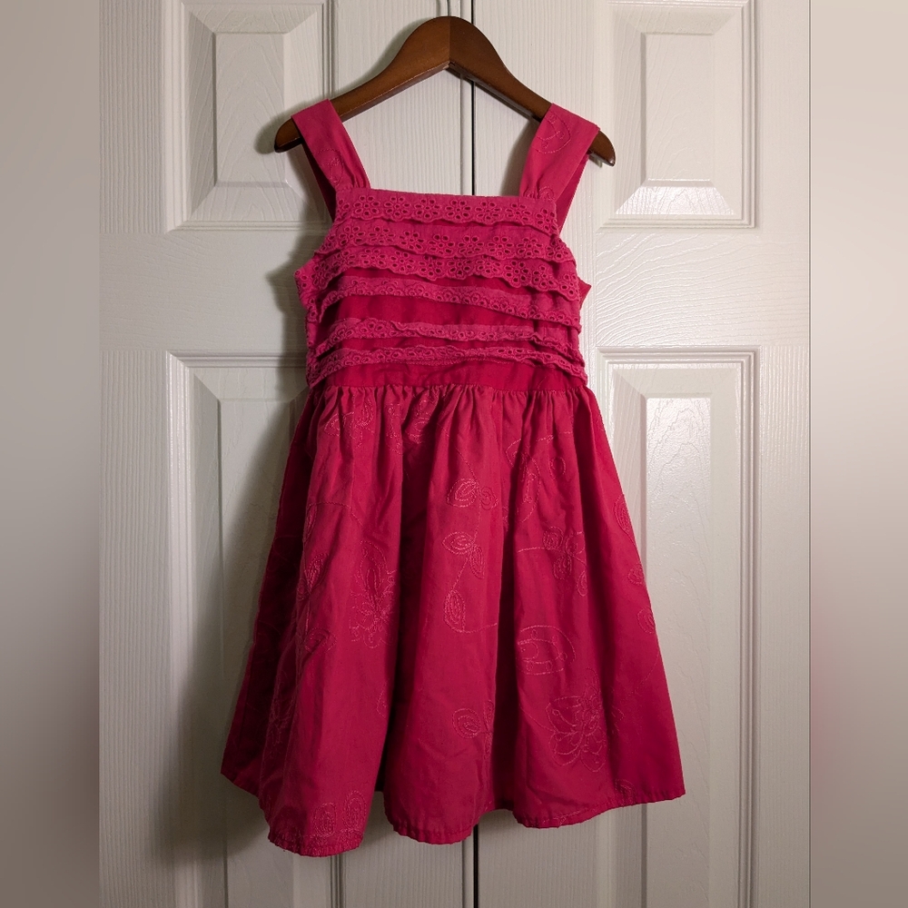Pink party dress - sweet heart rose size 4T